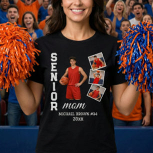 Camiseta Colagem de Fotos Personalizadas da Mãe do Veterano