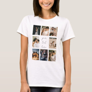 Camiseta Colagem de Fotos Personalizadas Família Imagem