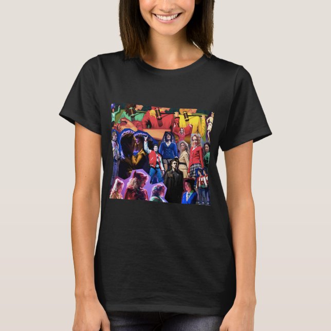 Camiseta Colagem de Heather (Frente)