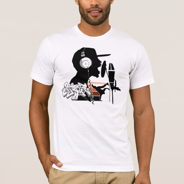 Camiseta Colagem de Hiphop (Frente)