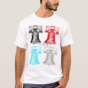 Camiseta Colagem de Liberty Bell