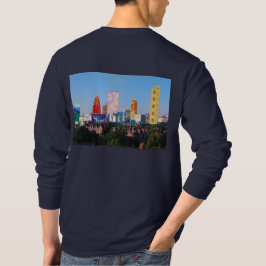 Camiseta Colagem de linhas do horizonte em Londres signific
