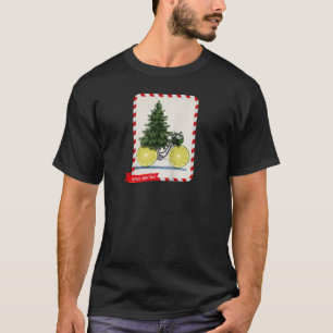 Camiseta Colagem de Natal Noel Tree Christmas Garland Ligh