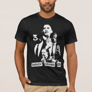 Camiseta Colagem de Obama pelo akamundo com texto