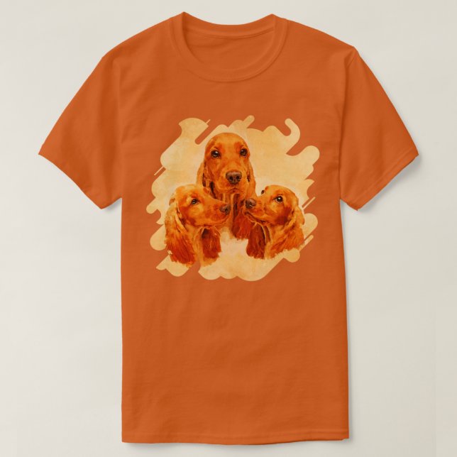 Camiseta Colagem de Panelagem de Cocker Inglês (Frente do Design)