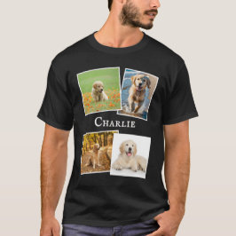 Camiseta Colagem de Pet Multifotógrafos do Dog Lover Person