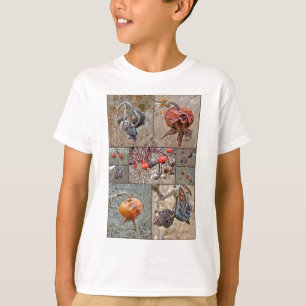 Camiseta Colagem de Rosa