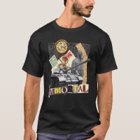 Colagem de Streetwear Immortal Vintage Colorida Ur