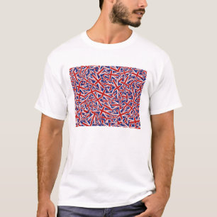 Camiseta Colagem de Union Jack