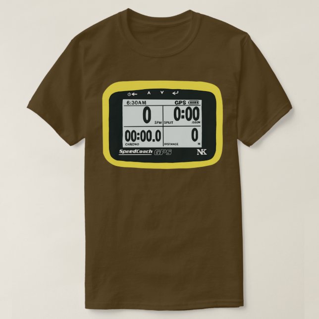 Camiseta Colagem de velocidade (Frente do Design)