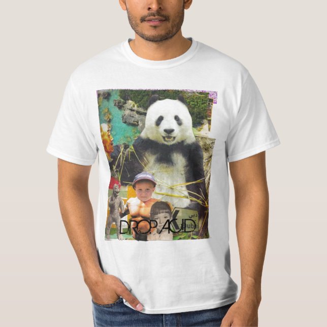 Camiseta Colagem do ácido da gota (Frente)