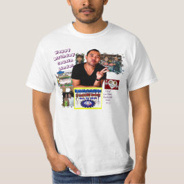 Camiseta Colagem do aniversário