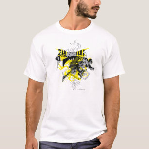 Camiseta Colagem do Batman Preto e Amarelo