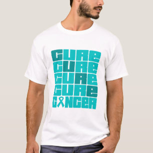 Camiseta Colagem do câncer de ovário da CURA