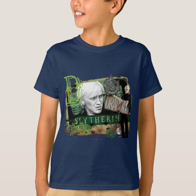 Camiseta Colagem do Draco Malfoy 1 (Frente)