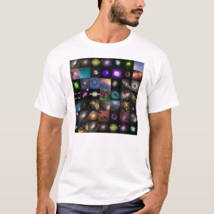 Camiseta Colagem do espaço