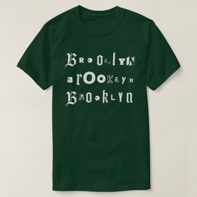 Camiseta Colagem do tipo BROOKLYN (Frente do Design)