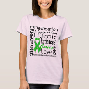 Camiseta Colagem dos cuidadors da síndrome de Tourette
