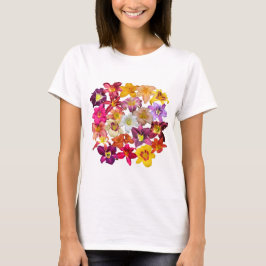 Camiseta Colagem dos hemerocallis