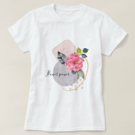 Camiseta Colagem Floral de Potência Flor