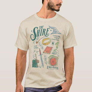 Camiseta Colagem Gráfica em Aquarela de THE SHIRE™