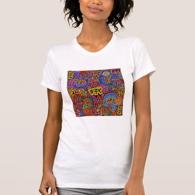 Camiseta Colagem Mola da Ilha de San Blas (Frente)