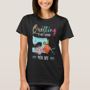 Camiseta colagem não é chato, você está colcha