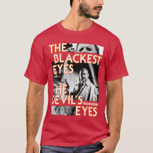 Camiseta Colagem Olhos do Diabo Dr Loomis Halloween Terror