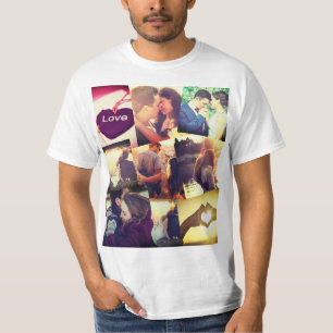 Camiseta Colagem personalizada de fotos