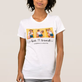 Camiseta Colagem personalizada de fotos com 3 melhores amig