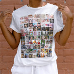 Camiseta Colagem Personalizada do Modelo de Foto 80<br><div class="desc">Camiseta modelo de diversão personalizada Collage com modelo de fotografia de 80 fotos de Ricaso</div>