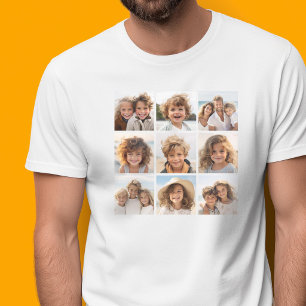 Camiseta Colagem quadrada da foto 9 - preto e branco