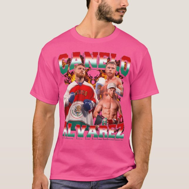 Camiseta Colagem Retroativa Canelo Alvarez (Frente)