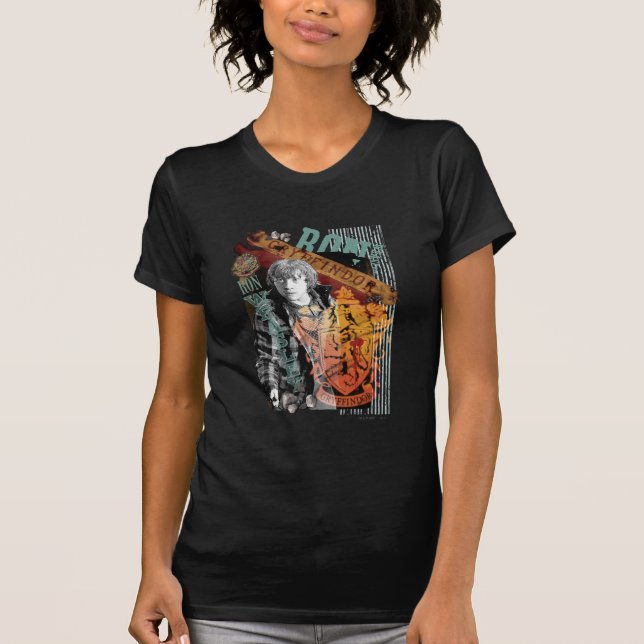 Camiseta Colagem Ron Weasley 1 (Frente)