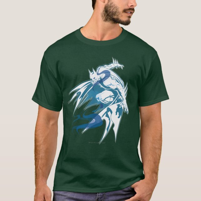 Camiseta Colagem Tonal de Água Batman (Frente)