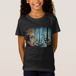 Camiseta Colagem Única Superreal Gótica Rainha Triste de Co