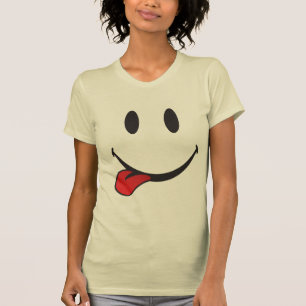 Camiseta Colando para fora o emoji da língua