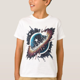 Camiseta Colapso Cósmico: Logotipo Supernova Burst"