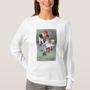 Camiseta Colapso de patinagem dos miúdos de GladnessIce do