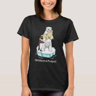 Camiseta Colapso em curso do aquecimento global do aquecime