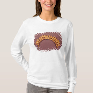 Camiseta Colar com máscaras dos maenads e do Silenus
