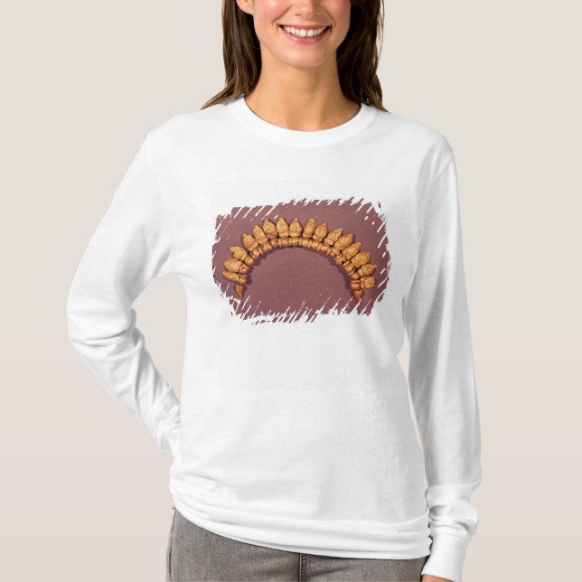 Camiseta Colar com máscaras dos maenads e do Silenus (Frente)