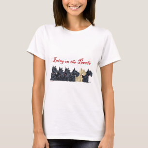 Camiseta Colares Patrióticos para Terriers Escoceses