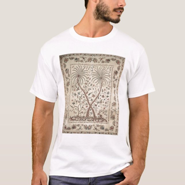 Camiseta Colcha com motivos da palmeira (Frente)