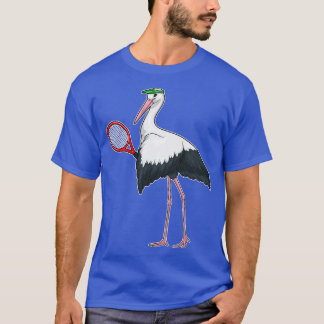 Camiseta Colchete de Tênis de Tênis de Stork