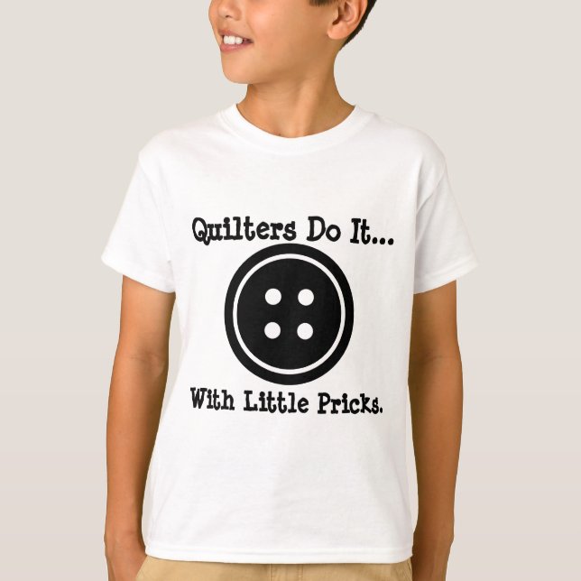 Camiseta Colchoeiras fazem isso... com pequenos pontos. (Frente)