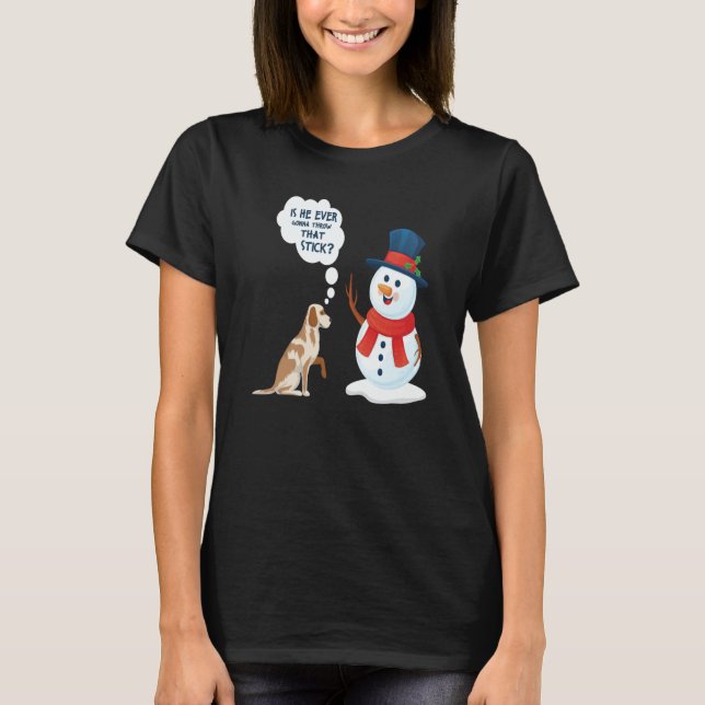Camiseta cold cold snow ice snowman snowball cold winter  1 (Frente)