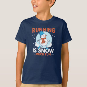 Camiseta Cold Weather Runner - Correr é neve muito divertid