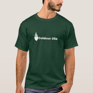 Camiseta Coldiron EUA (logotipo branco)