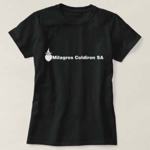 Camiseta Coldiron SA de Milagros (logotipo branco)